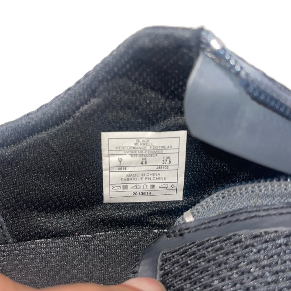 MERRELL (EUC) Women's Select Fresh Black Ceylon Zipper Up Size 7. - Picture 5 of 11